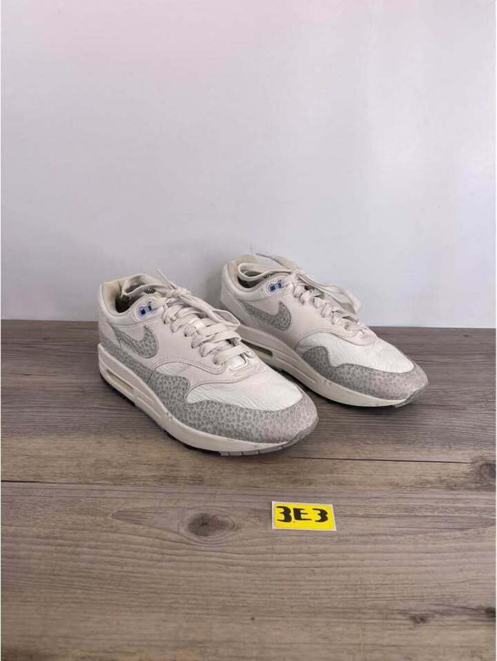 Nike Air Max 1 Safari Summit White Light Bone Womens Size 7 FB5059-100